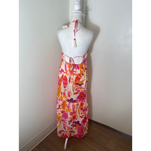 Zara Pink Floral Sundress Sz s - Picture 3 of 4